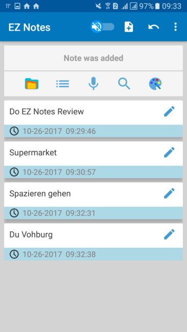 EZ Notes Screenshot