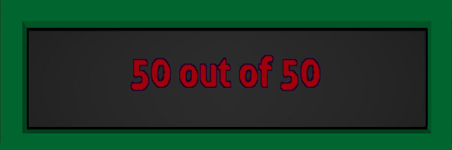 50 out of 50