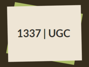 1337 UGC