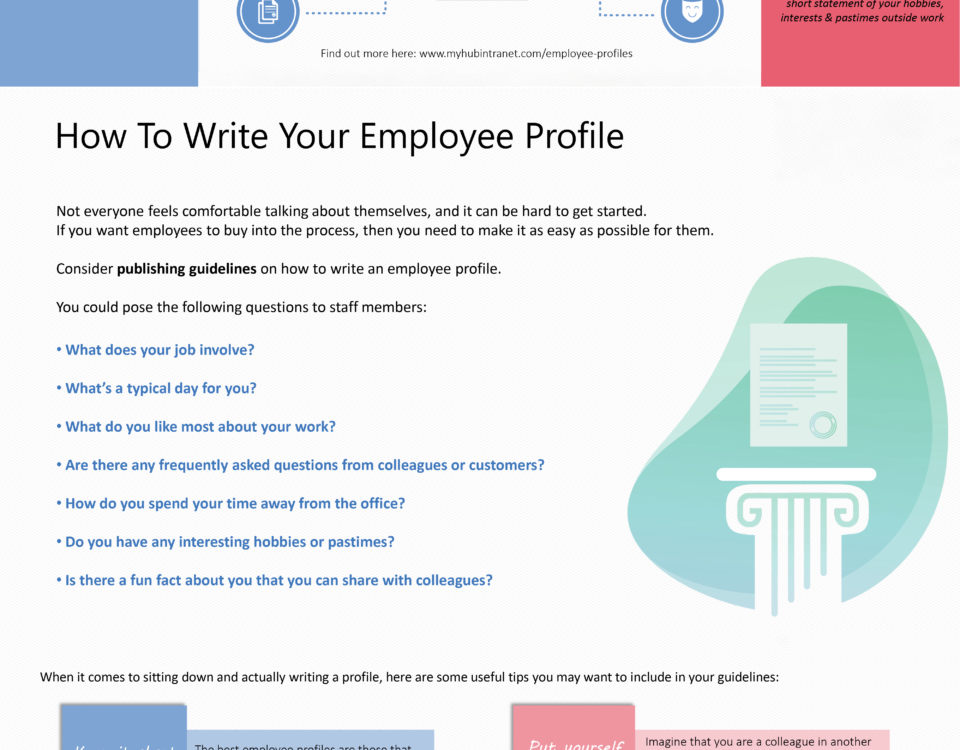 Employee Profiles Infographic